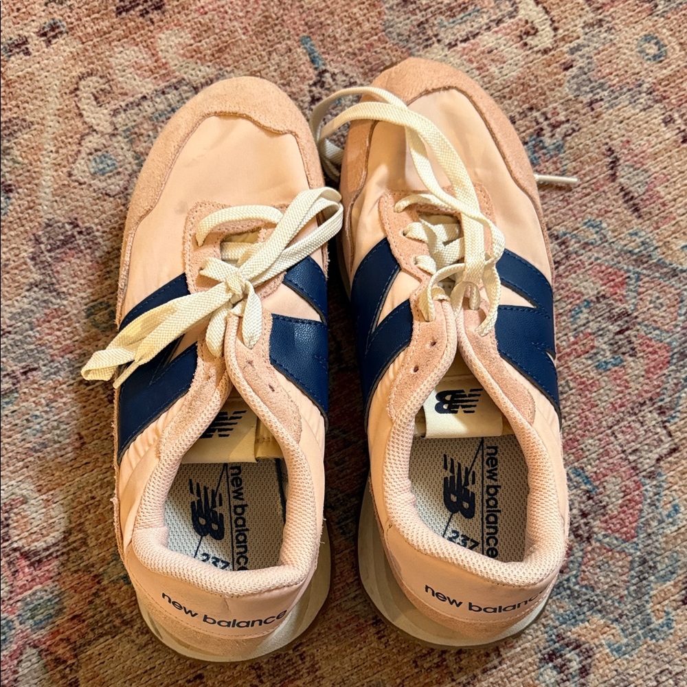 New Balance Sneakers - Peach and Navy